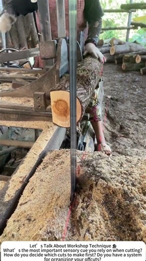 Band Saw Cutting – Listening, Watching, and Working the Wood