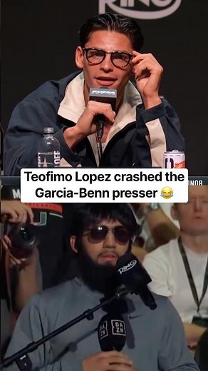 Teofimo pulled up in disguise 😅