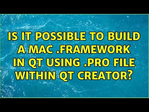 Is it possible to build a Mac .framework in Qt using .pro file within Qt Creator?