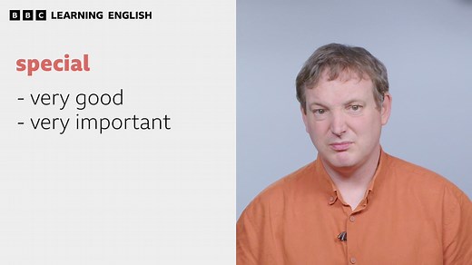 We have a special video for you about the word 'special'! ✨ 💖 But what does a 'special video' mean? 🤔 Find out with Phil in this week's English In A Minute and see if you can spot its use! 😁 | BBC Learning English