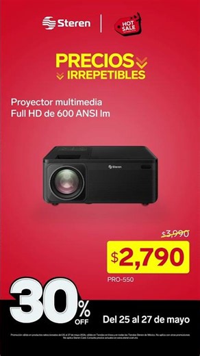 ¡Aprovecha Ahora!, Solo del 25 al 27 de Mayo Precios Irrepetibles en #HotSale de Steren!