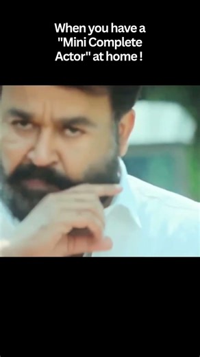 When you have a mini complete actor at home ! #shorts