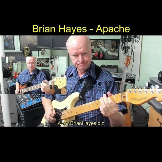 Apache | Brian Hayes | The Shadows Classic Reimagined on Electric Guitar & 6 String Fender Bass