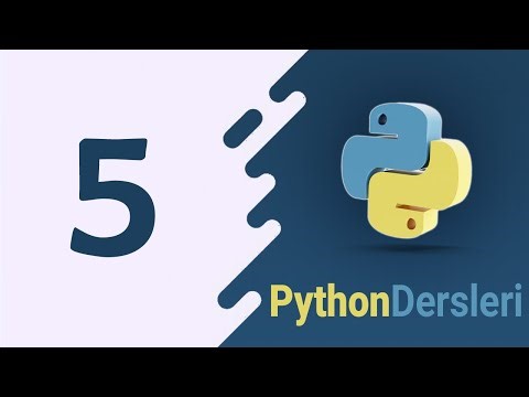 Ders 5 Python Programlamada Değişken Kuralları