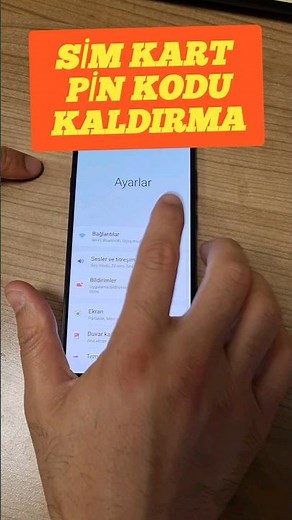 SIM Kart Kilidini Aktif Etmek| Android Telefonlar için