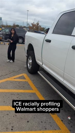 At 9:30am yesterday ICE agents descended on random civilians at a Walmart parking lot in Cicero. These shoppers were barraged with questions and at least two individuals were detained in this morning operation that made multiple stops. This raid was not focused on specific targets. It was not focused on locating individuals with a criminal background. As seen in this video, individuals were being stopped purely based off skin color. This is textbook racial profiling, happening daily in Chicago a