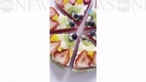 This watermelon pizza looks like the perfect summer dessert