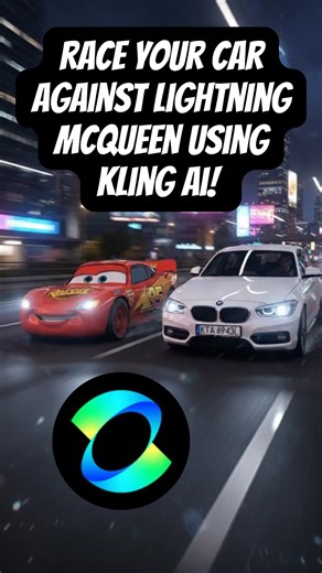 AIsoldier on Instagram: "Everyone’s racing their car against Lightning McQueen 😎🏎️ I showed exactly how to do it — from prompts to video. Comment “Kling” to get the full guide & free tools 👇 #LightningMcQueen #AIedit #KlingAI #CarEdit #PixarStyle"