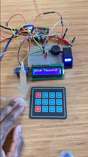 DIY Safe using Arduino Mega 2560 Pro Mini using Fingerprint Scanner and Keypad #safe #arduino