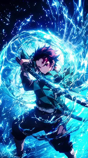 Dynamic Wallpaper Designs Featuring Tanjiro Kamado from Demon Slayer