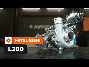 How to replace the turbocharger on the MITSUBISHI L200 KA [AUTODOC TUTORIAL]