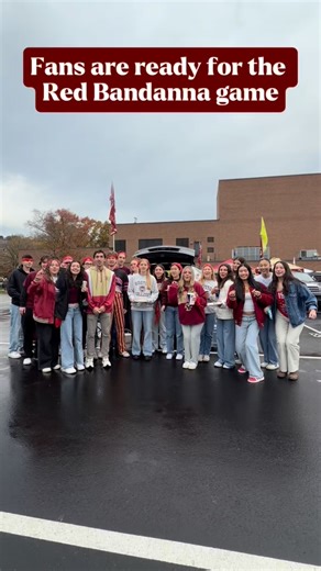 Fans bringing the Red Bandanna energy! | Boston College Football