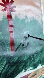 Paint with me… #surrealism #art #acrylicpainting #paintingprocess #outsiderart #artwork