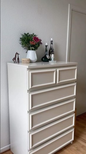 DIY IKEA Malm dresser hack! ⚒️ #ikeahack #ikeadiy