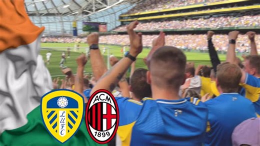 LUFC Lewis on Instagram: "50,000 LEEDS FANS IN DUBLIN V AC MILAN!   YouTube.com/LUFCLewis  Matchday vlog ⚽️ Leeds United 1-1 AC Milan #LUFC"