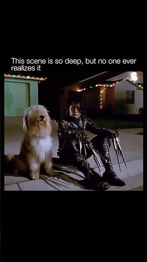 🥺 Johnny Depp in a deep scene from Edward Scissorhands