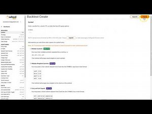 ORATS Backtester Quick Start