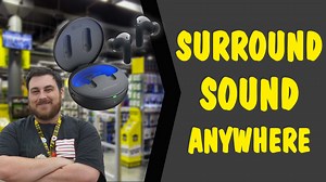 4.5K views · 68 reactions | Experience surround sound on the go with the LG Tone Free T90!  These wireless earbuds feature Dolby Atmos capability and enhanced noise-cancelling for the ultimate audio, wherever you are.   Shop now: https://fal.cn/3zVMX | JB Hi-Fi | Facebook