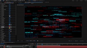 Words Background After Effects