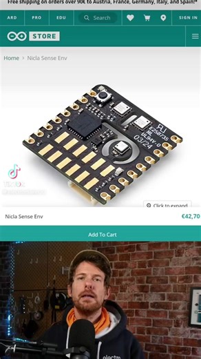 A smarter way to monitor air, anytime and anywhere! @Electromaker takes a look at the new Nicla Sense Env, a tiny yet powerful module that packs AI-ready Renesas sensors for real-time environmental monitoring. #arduino #arduinonicla #renesas #environmentalmonitoring #environmentalsensing #airquality #sensors #artificialintelligence #machinelearning #ai #ml #tinyml