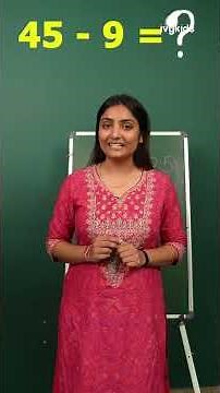 The easy way to subtract 9 from any 2-digit number I Maths