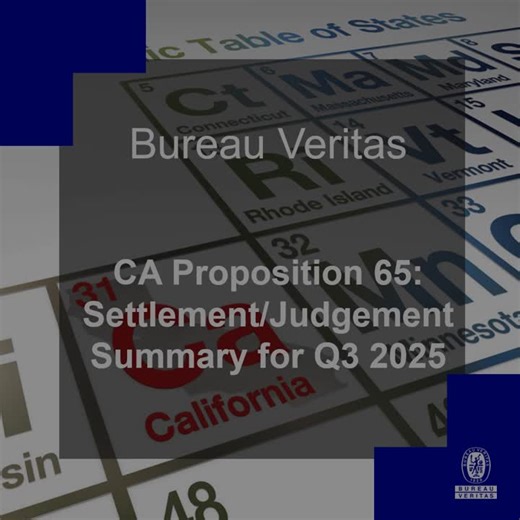 California Proposition 65: Key Takeaways from 2022 Enforcement Trends | Bureau Veritas Consumer Products Services posted on the topic | LinkedIn