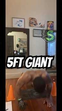 5ft Giant Completes 1,000 Pushups…!!| #viral