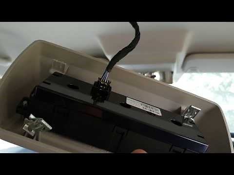 Roof mount DVD player installation in Fiat freemont & Dodge journey