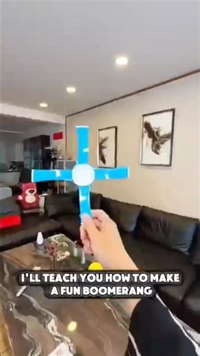 How to make Paper Cup Boomerang, Fun Boomerang DIY #diy #shorts