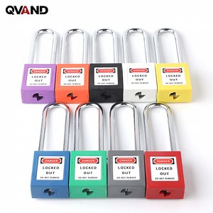 [Hot Item] 76mm Steel Shackle Loto Safety Padlock Lockout with Security Lock