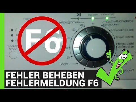 Fehler beheben - Bauknecht Fehlermeldung F6 und Flusensieb reinigen - Bauknecht Ta Pure 7c