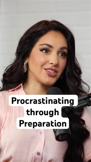 Preparation can be a distraction. Just another form of procrastination.