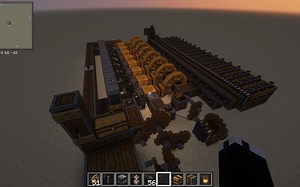 【MC create】发电也要仪式感满满，装饰向八飞轮火力发电装置