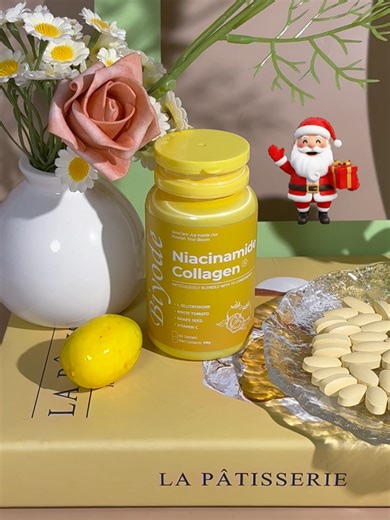 Niacinamide Collagen Tablets Supplement — Glow Starts From Within! ✨ Want brighter skin and a healthy glow every day? 💕 This Niacinamide Collagen supplement is made for beauty lovers who want simple care from the inside. Easy to take. Clean formula. Trending ingredients people trust. Perfect for daily skin support, glow routine, and beauty brands. Created with private label, OEM, and custom formulation options for modern markets. Simple wellness. Real beauty vibes. This is the supplement your b