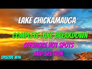 Chickamauga Lake - Offshore Hot Spot Explained!! - Find the bass fast! - Mid Section
