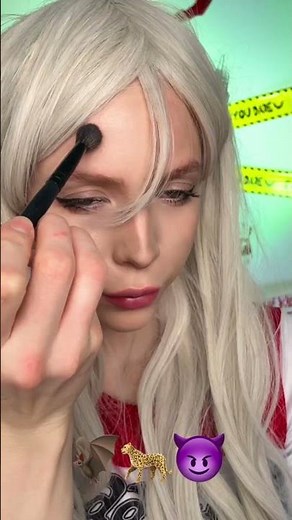 Easy Halloween Makeup That WOWs 😍🦇🐆 #kpop #halloween