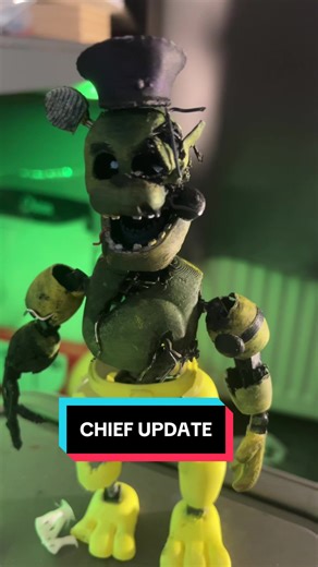 Chief Update!! This is a project that means a lot as a kid! Loved hottestdogs stuff and especially chief! #fnaf #specialstrikerebellion #chief #t13 #fypppppppppppppp