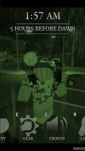 Night Vision's buff is insane! - Roblox Survive the Night #roblox #survivethenight #nightvision