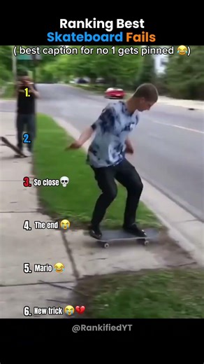 Ranking best skateboard fails 😂
