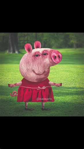 Peppa Pig em Versão Terror: Realismo Assustador