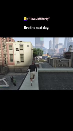 We all did this in GTA V right? 🤔 #memes #wwe #gta5 #tarfugaming #jeffhardy