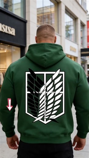 Attack on Titan Unisex Summer outfits men streetwear 80s 90s graphic tees cotton Anime funny Hoodies men gifts#mensstyle #mensfashion #tiktok2026 #OOTD #hoodie