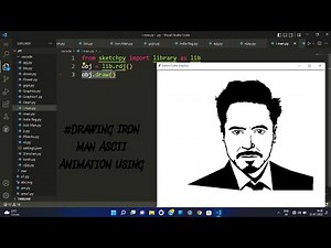 Draw Tony Stark Using Python With Code
