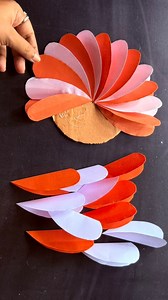 4.4K views · 46 reactions | very easy paper craft  #craft #diy #walldecor #homedecor #handmade #fbpost2025 #easy #papercraft #flowers #best | Ayesha's Creation | Facebook