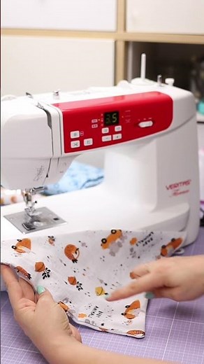 5 Minuten Musselin Tuch nähen – 2 Varianten