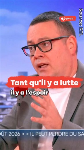 Raoul Hedebouw on Instagram: "Tant qu'il y a de la lutte, il y a de l'espoir. Voilà pourquoi on ne va rien lâcher pour faire reculer le gouvernement De Wever-Bouchez."