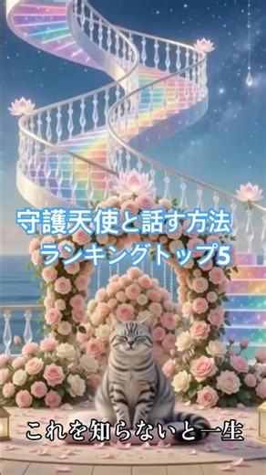 守護天使と会話する方法ランキングトッ５で開運猫動画＃守護天使＃守護天使と会話する＃守護天使と繋がる