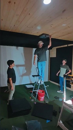 Trackman iO Golf Simulator Build
