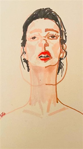 Brain art challenge #artchallenge #dualhand #drawing #sketch #dualhandsart #painting #artist