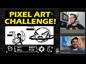 Making 1-Bit Pixel Art (With a Friend!)